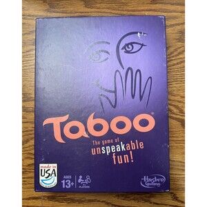 Taboo Board Game‎ - The Game of Unspeakable Fun by Hasbro